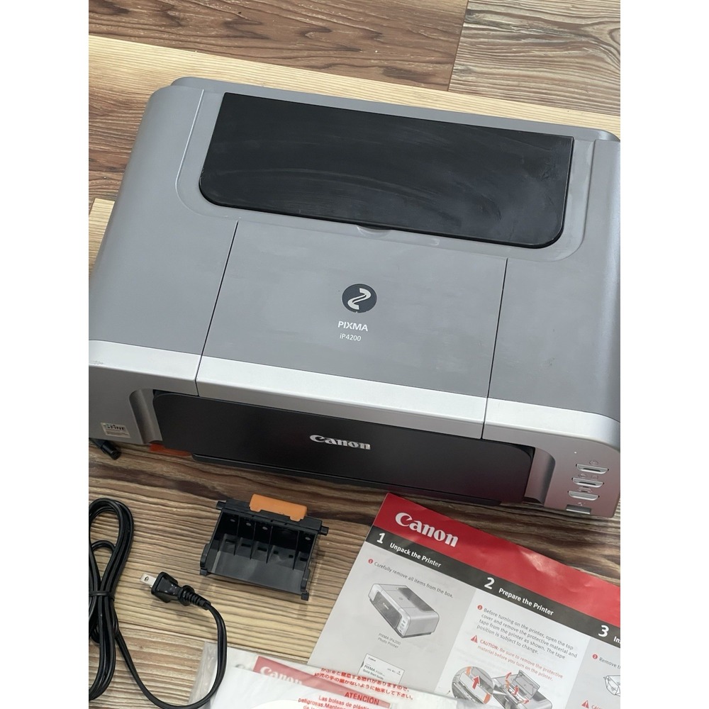 Canon PIXMA IP4200‎ Digital Photo Inkjet Printer Works - Picture 4 of 10